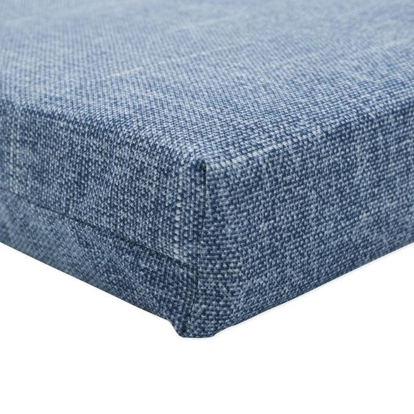 Pillow Perfect Outdoor/Indoor Tory Denim Bench Cushion
