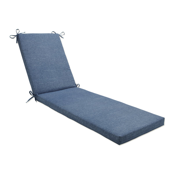 pillow perfect Outdoor/Indoor Tory Denim Chaise Lounge Cushion 80x23x3