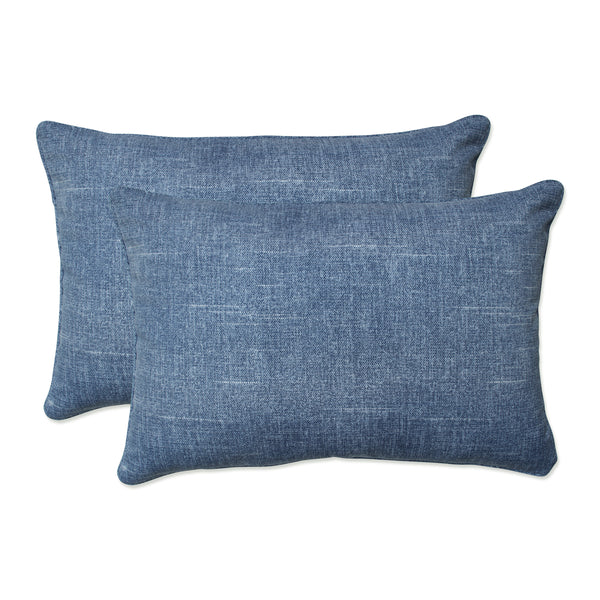 pillow perfect Outdoor/Indoor Tory Denim Over-sized Rectangular Throw Pillow (Set of 2)