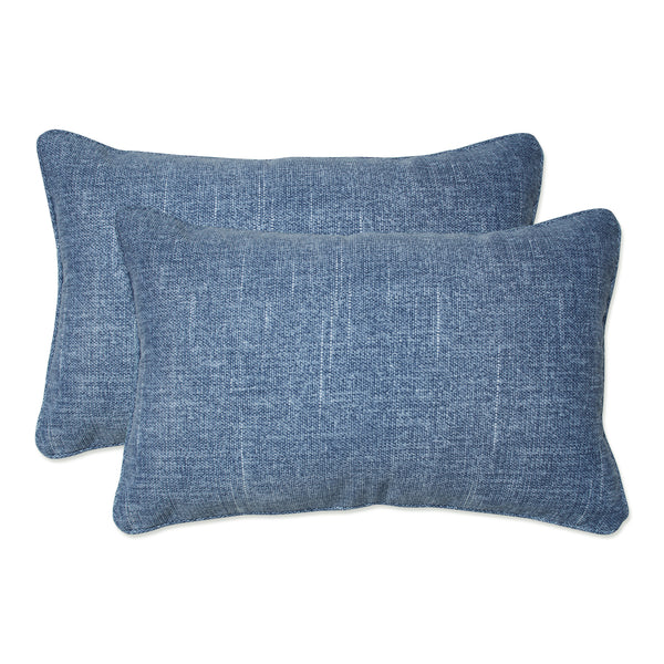 pillow perfect Outdoor/Indoor Tory Denim Rectangular Throw Pillow (Set of 2)