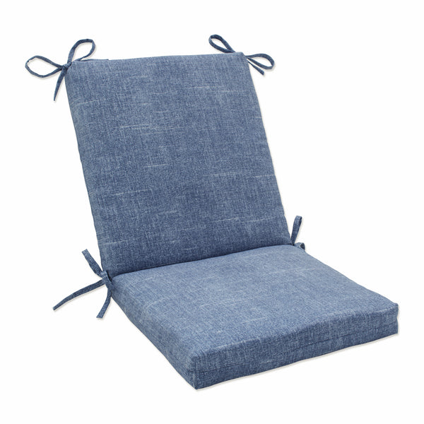 pillow perfect Outdoor/Indoor Tory Denim Squared Corners Chair Cushion