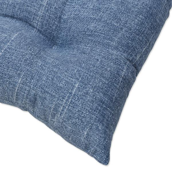 Pillow Perfect Outdoor/Indoor Tory Denim Tufted Seat Cushions