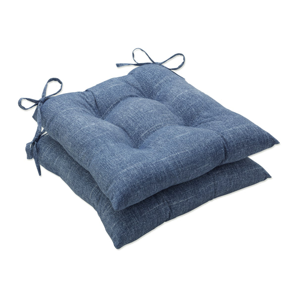 pillow perfect Outdoor/Indoor Tory Denim Tufted Seat Cushions