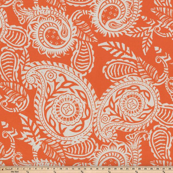 Pillow Perfect Addie Terra Cotta Fabric