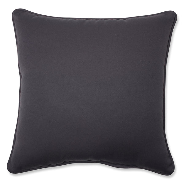 Pillow Perfect Allee Gray 18-Inch Throw Pillow