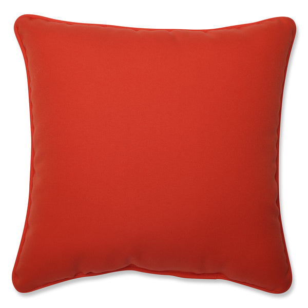 Pillow Perfect Allee Mango 18-Inch Throw Pillow