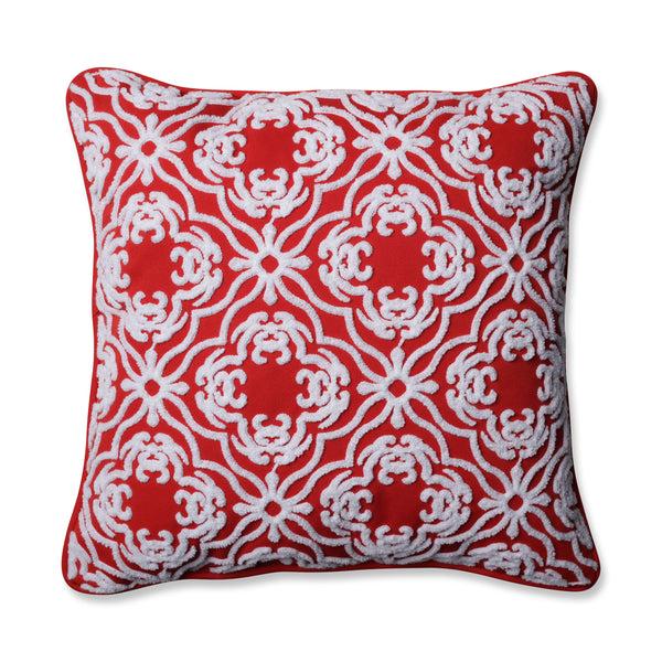 pillow perfect Allee Poppy 18-Inch Throw Pillow