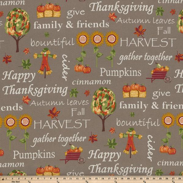 Pillow Perfect Autumn Harvest Haystack Fabric