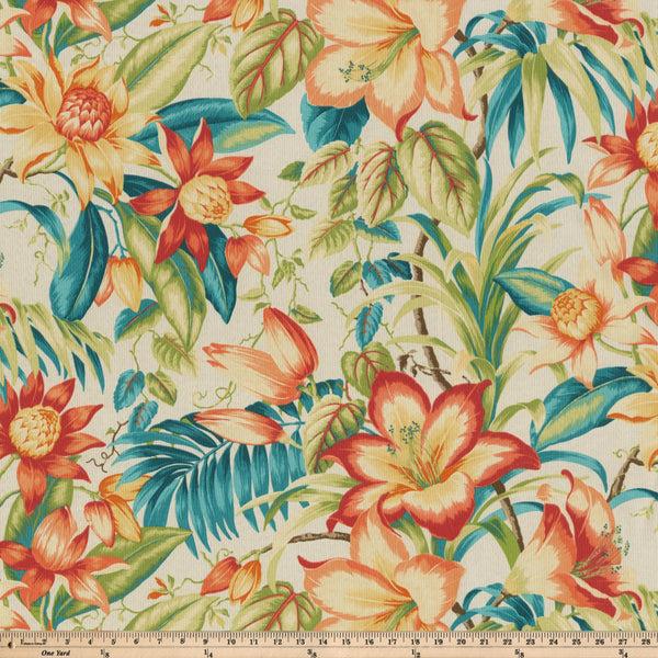 Pillow Perfect Botanical Glow Tiger Lily Fabric