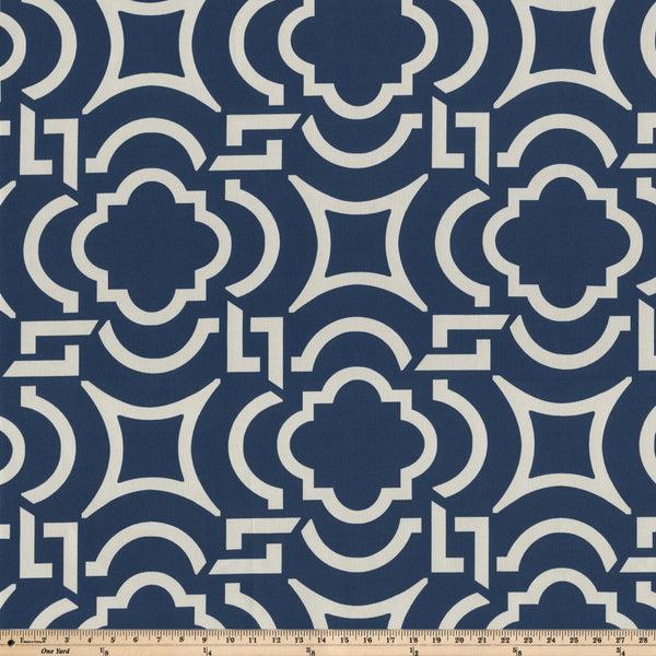 Pillow Perfect Carmody Navy Fabric