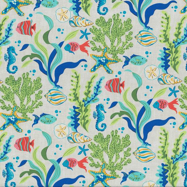 pillow perfect Coral Bay Blue Fabric