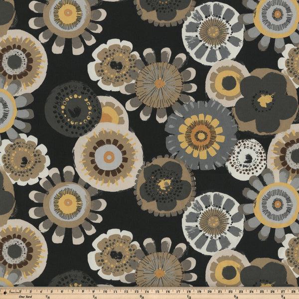 Pillow Perfect Crosby Ebony Fabric