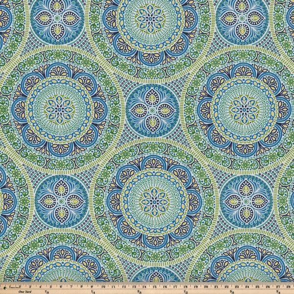 Pillow Perfect Delancey Lagoon Fabric