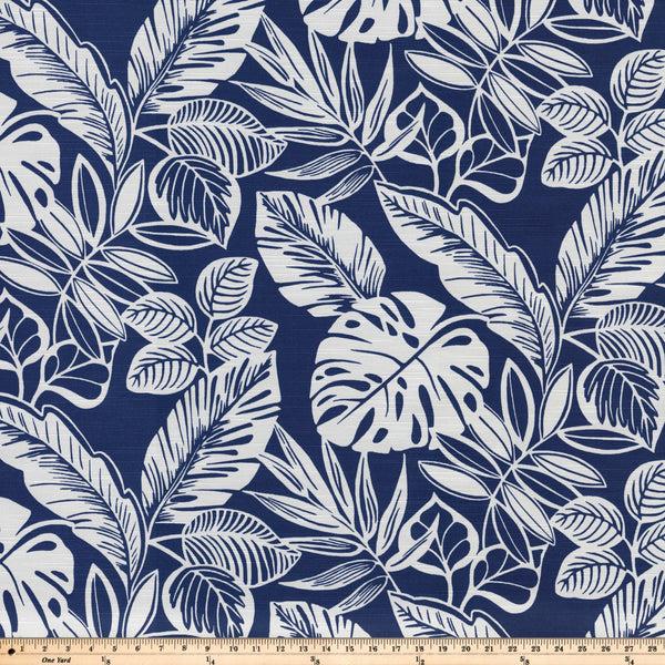 Pillow Perfect Delray Navy Fabric