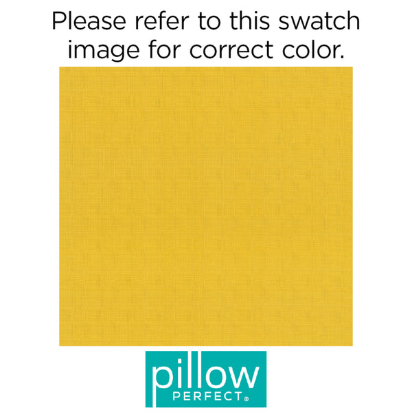 Pillow Perfect Fresco Solids Yellow Fabric