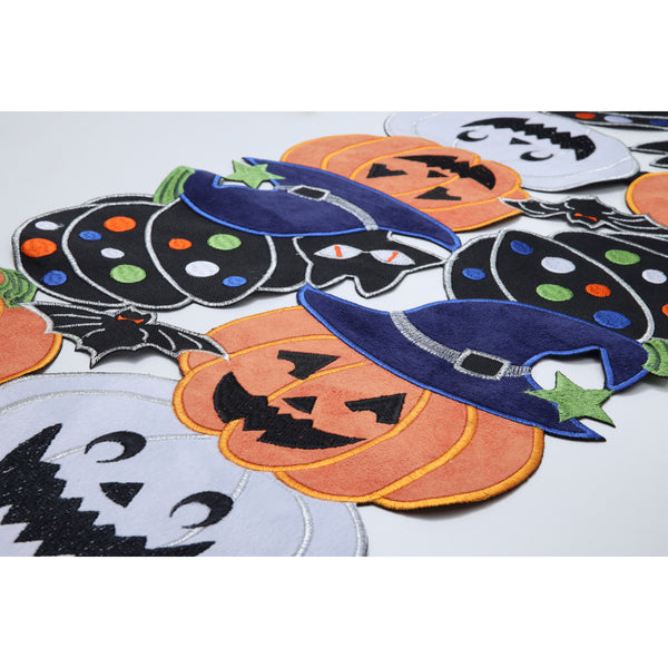 Pillow Perfect Halloween Party Black Tablerunners