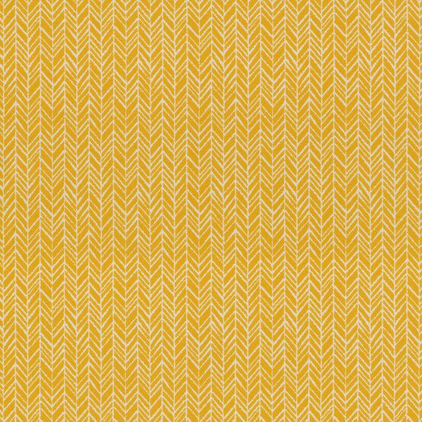 pillow perfect Herringbone Egg Yolk Fabric