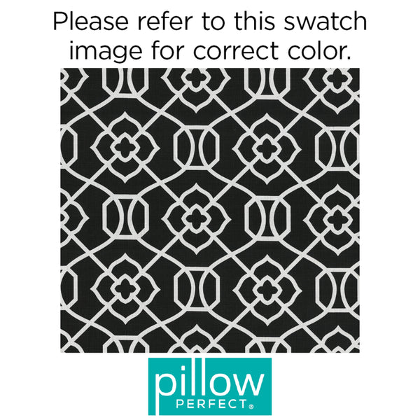 Pillow Perfect Kirkland Black Fabric