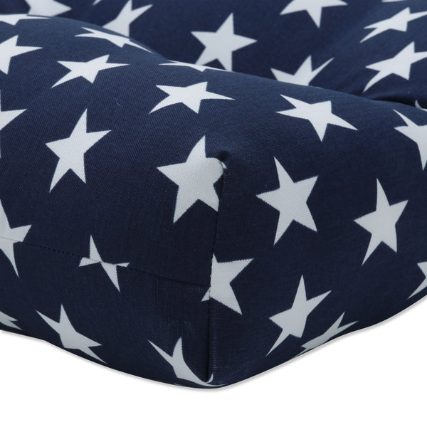 Pillow Perfect Macey Americana 60" Blown Bench