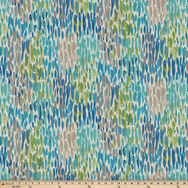 Pillow Perfect Make It Rain Cerulean Fabric