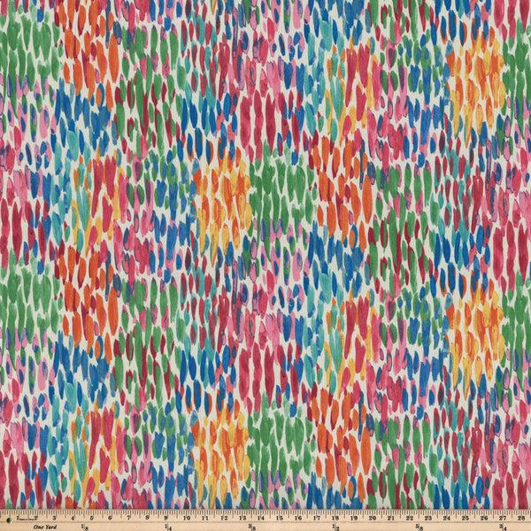 Pillow Perfect Make It Rain Zinnia Fabric