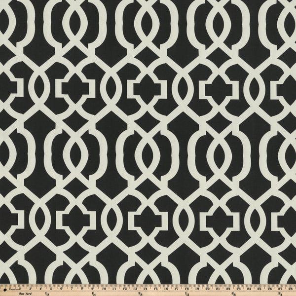 Pillow Perfect New Geo Black/White Fabric