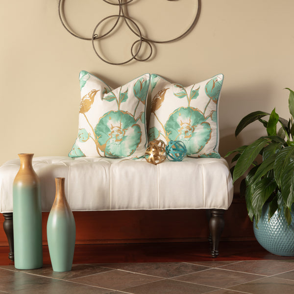 Pillow Perfect Olivia Mist 16.5-Inch Throw Pillow