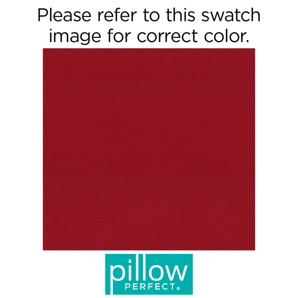 Pillow Perfect Pompeii Red Fabric