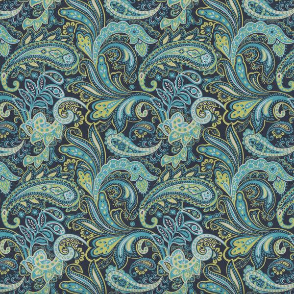 pillow perfect Pretty Paisley Navy Fabric
