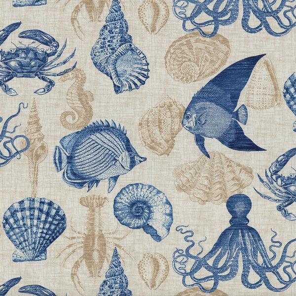 pillow perfect Sealife Marine Fabric