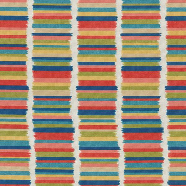 pillow perfect Solar Stripe Fruit Punch Fabric