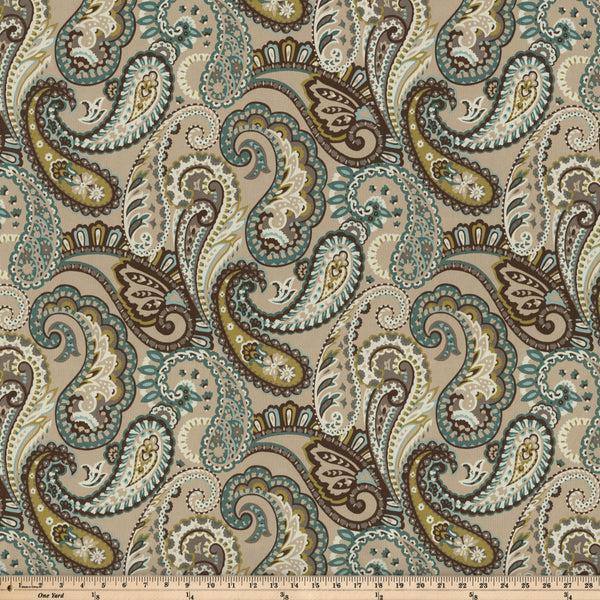 Pillow Perfect Tamara Paisley Quartz Fabric
