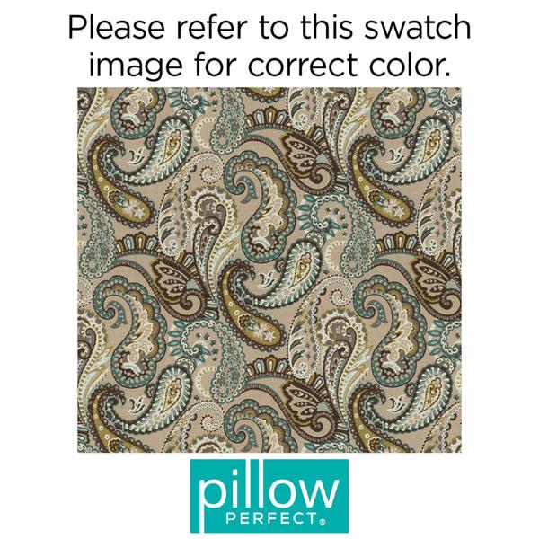 Pillow Perfect Tamara Paisley Quartz Fabric