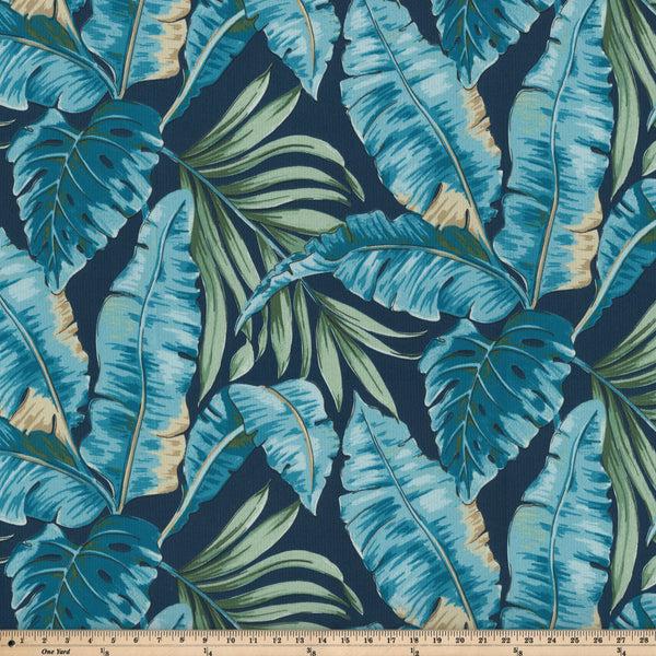 Pillow Perfect Tortola Midnight Blue Fabric