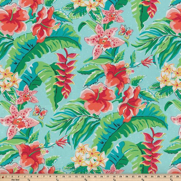 Pillow Perfect Tropical Paradise Fabric