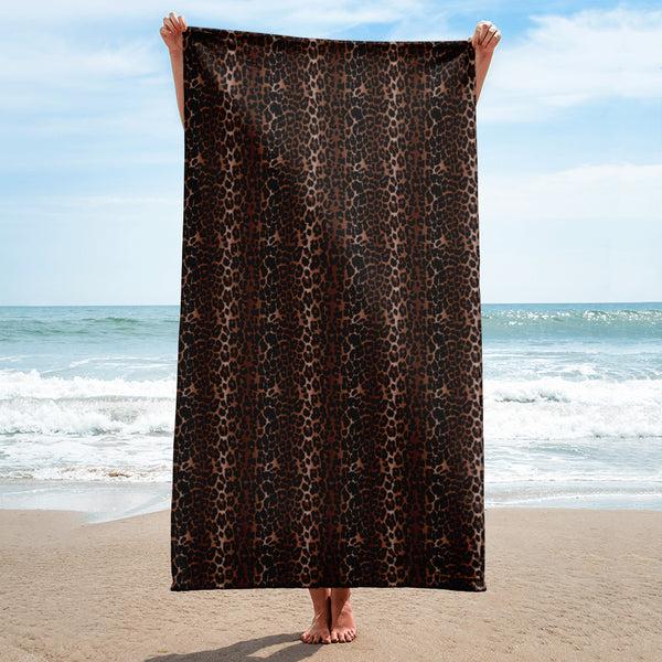 pin Up Girl Arden OG Leopard Beach & Bath Towel | Pinup Couture Home