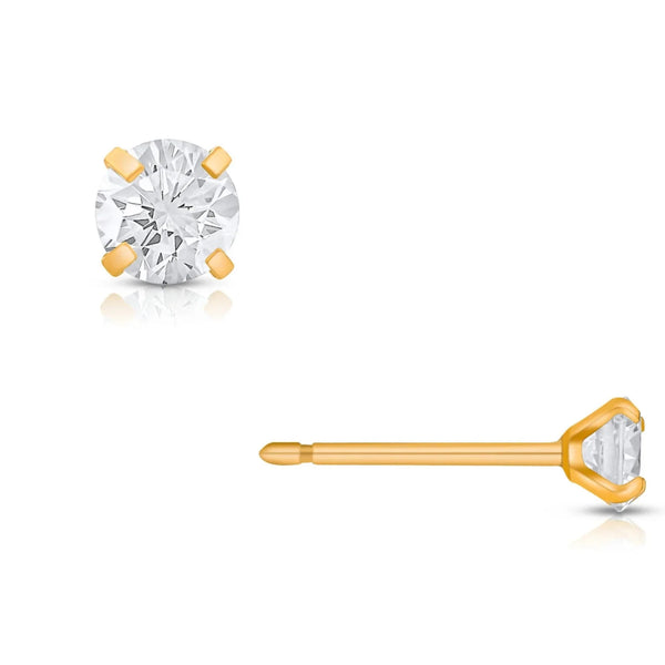Pin Up Girl Ariana Small Stud Earring | Gold And Silver