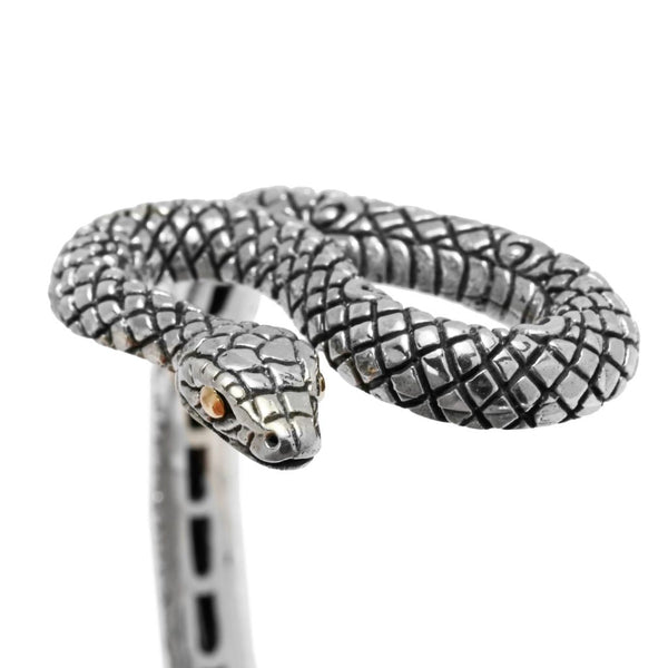 Pin Up Girl Artisan Silver By Samuel B. Choice Of 14x10mm Gemstone Year Of The Snake Bracelet