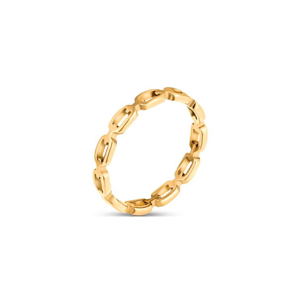 Pin Up Girl Billy Dainty Chain Ring | Gold And Silver