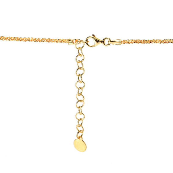 Pin Up Girl Cameo Italiano 18K Gold Plated "Scent" Flower Cameo Pendant W/ Chain