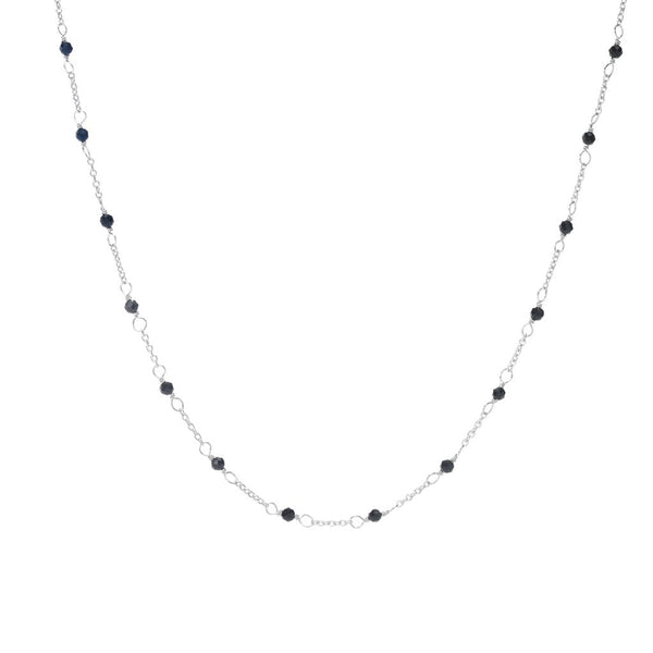 Pin Up Girl Cameo Italiano "Elements" Black Onyx Station Choice Of Length Necklace