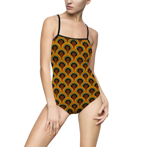 pin up girl Devon Room 237 Strappy One-piece Swimsuit | Pinup Couture Swim pin up girl Devon Room 237 Strappy One-piece Swimsuit | Pinup Couture Swim