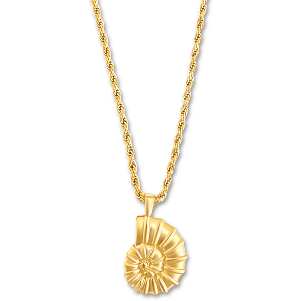 Pin Up Girl Eliana Oversized Shell Pendant Necklace