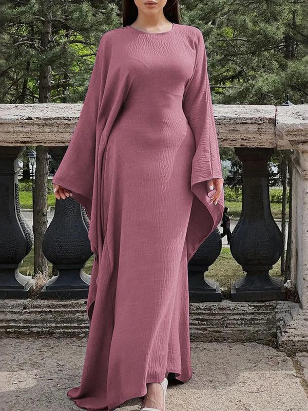 Pin Up Girl Goddess Selene Cape Caftan Maxi Dress | 6 Colors | Poundton