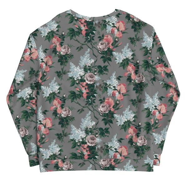 Pin Up Girl J'Adore Bella Roses Long-Sleeved Crewneck Sweatshirt | Pinup Couture Relaxed