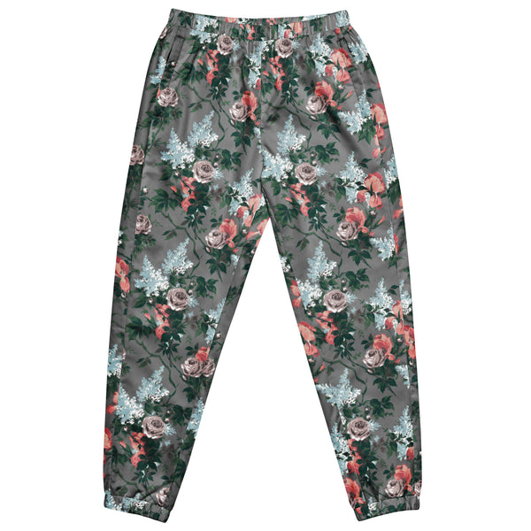 Pin Up Girl J'Adore Grey Bella Roses Joggers | Pinup Couture Relaxed