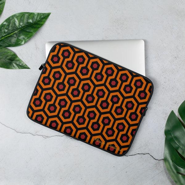 pin up girl Lindy Hotel Hexagon Laptop Computer Sleeve | Pinup Couture Relaxed