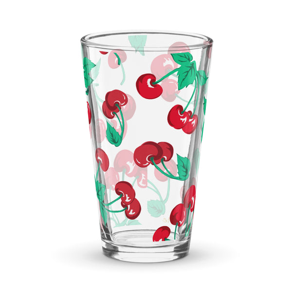 Pin Up Girl Liza Cherry Girl 16 Oz Pint Glass | Pinup Couture Home