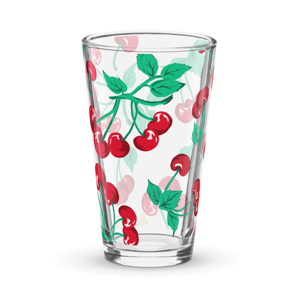 Pin Up Girl Liza Cherry Girl 16 Oz Pint Glass | Pinup Couture Home