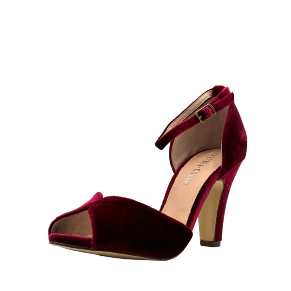 Pin Up Girl Lola Velvet Heels | 7 Colors | Chelsea Crew